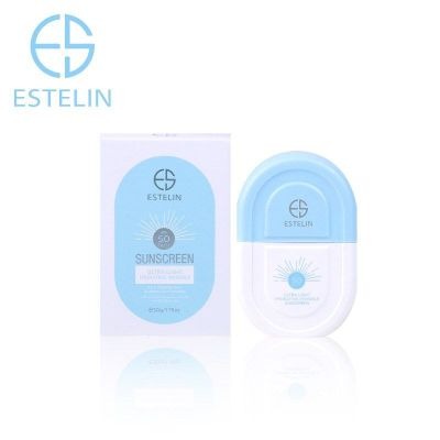 کرم ضد آفتاب بدون رنگ استیلن، 50 SPF، مدل ultra light، مناسب انواع پوست و حجم 50 میلی‌لیتر، محافظت کننده در برابر اشعه UVA و UVB، بسیار سبک، +++ PA، آبرسان، ضد لک، با ماندگاری 2 ساعته