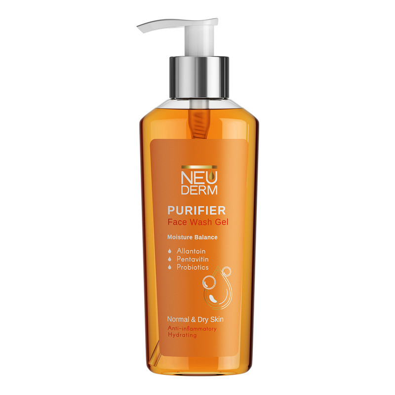 ژل شست‌وشوی صورت نئودرم مدل Gentle Purifier مناسب برای پوست خشک حجم 200 میلی‌لیتر