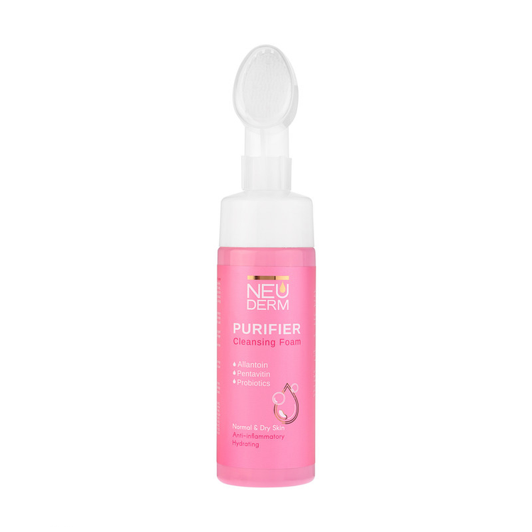 فوم شستشوی صورت نئودرم مدل Purifier مناسب برای پوست خشک و نرمال حجم 150 میلیلیتر
