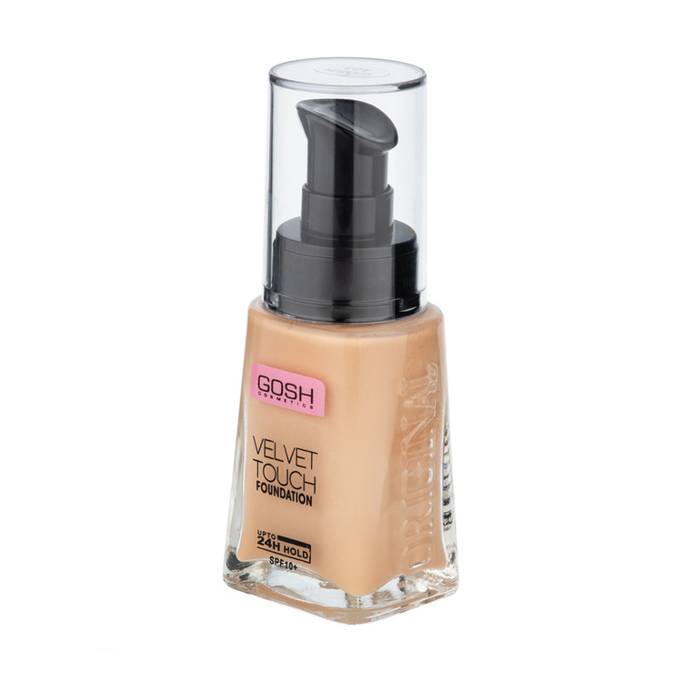 کرم پودر مایع SPF 10 گاش مدل Velvet Touch مناسب انواع پوست حجم 34 میلی لیتر