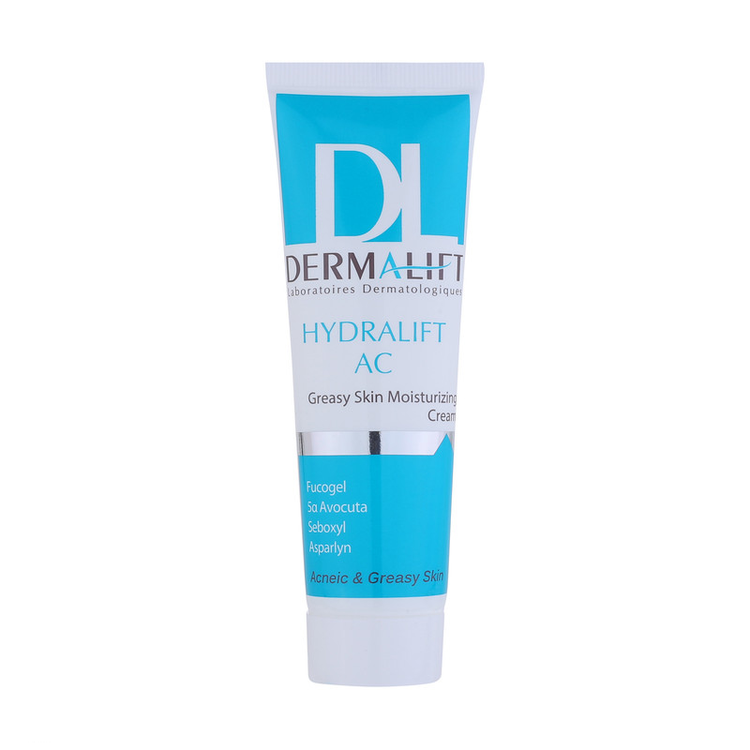 کرم مرطوبکننده درمالیفت مدل Hydralift AC Cream مناسب پوستهای چرب حجم 50 میلیلیتر