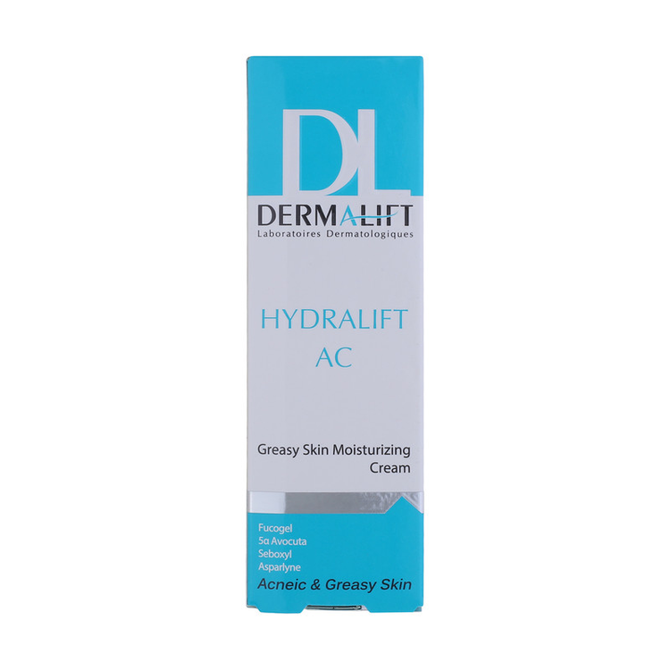کرم مرطوبکننده درمالیفت مدل Hydralift AC Cream مناسب پوستهای چرب حجم 50 میلیلیتر