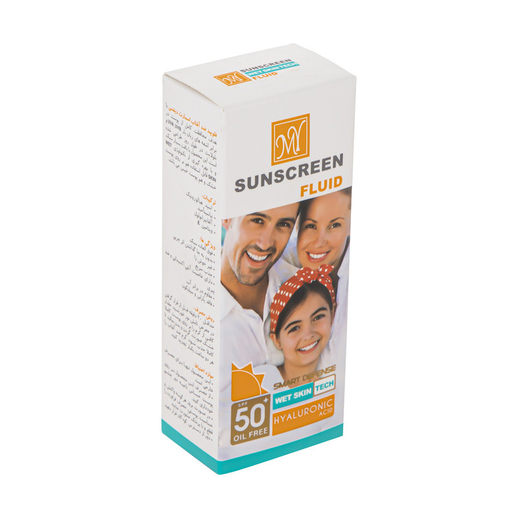 فلوئید ضدآفتاب بیرنگ مای SPF50 مدل Smart Defense مناسب انواع پوست، حجم 50 میلیلیتر