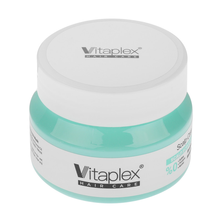 ماسک اسکراب مو ویتاپلکس مدل Scalp Care مناسب برای موهای چرب و دارای شوره وزن 295 گرم