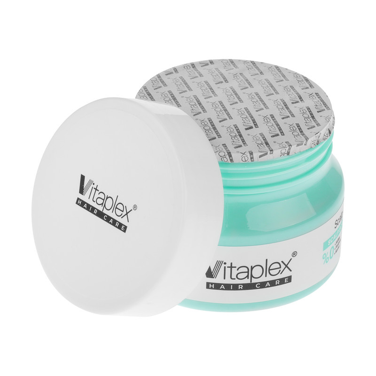 ماسک اسکراب مو ویتاپلکس مدل Scalp Care مناسب برای موهای چرب و دارای شوره وزن 295 گرم