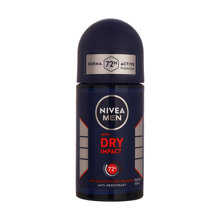 مام رول ضد تعریق مردانه نیوآ مدل Dry Impact حجم 50 میلی لیتر