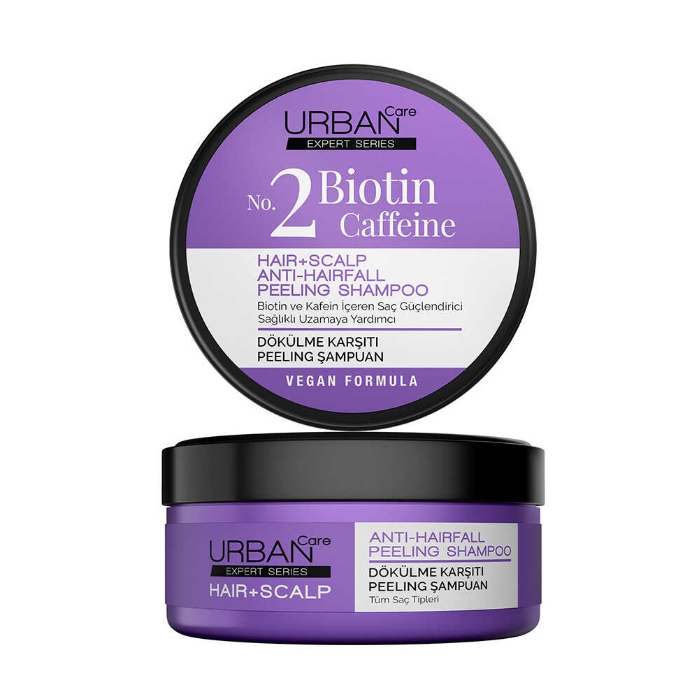 اسکراب کف سر اوربان  مدل BIOTIN and CAFFEINE وزن 200 گرم