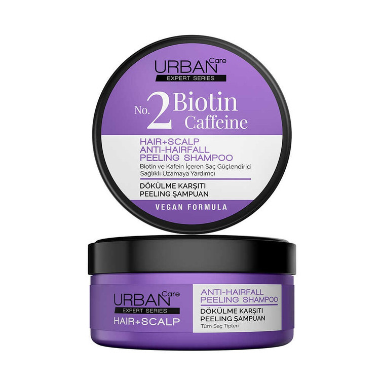 اسکراب کف سر اوربان مدل BIOTIN and CAFFEINE وزن 200 گرم